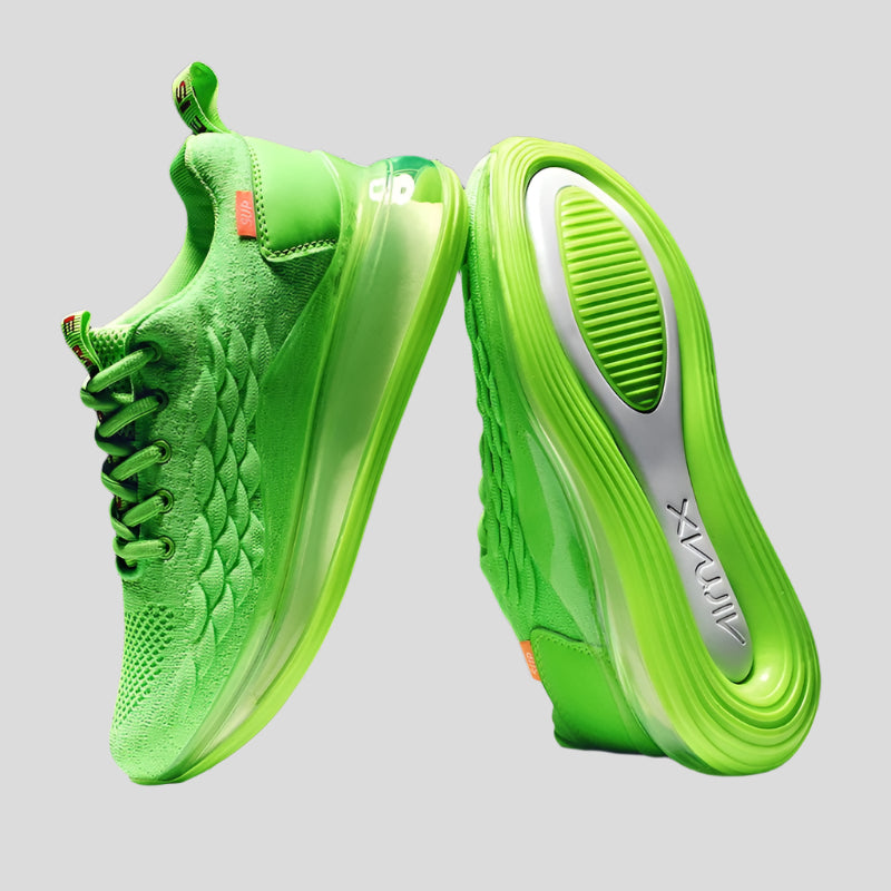 Celonox Neon Green Full-Air Knit Runners